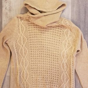 EARTHBOUND cozy croched maize sweater!